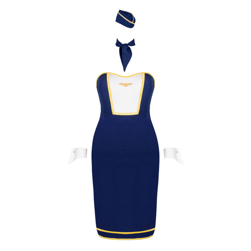 Еротичний костюм Obsessive Stewardess uniform XS/S