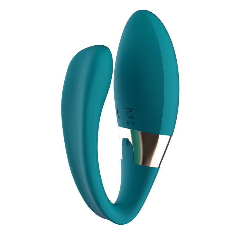Вібратор для пар LELO Tiani Duo Ocean Blue, 2 мотори, пульт ДУ
