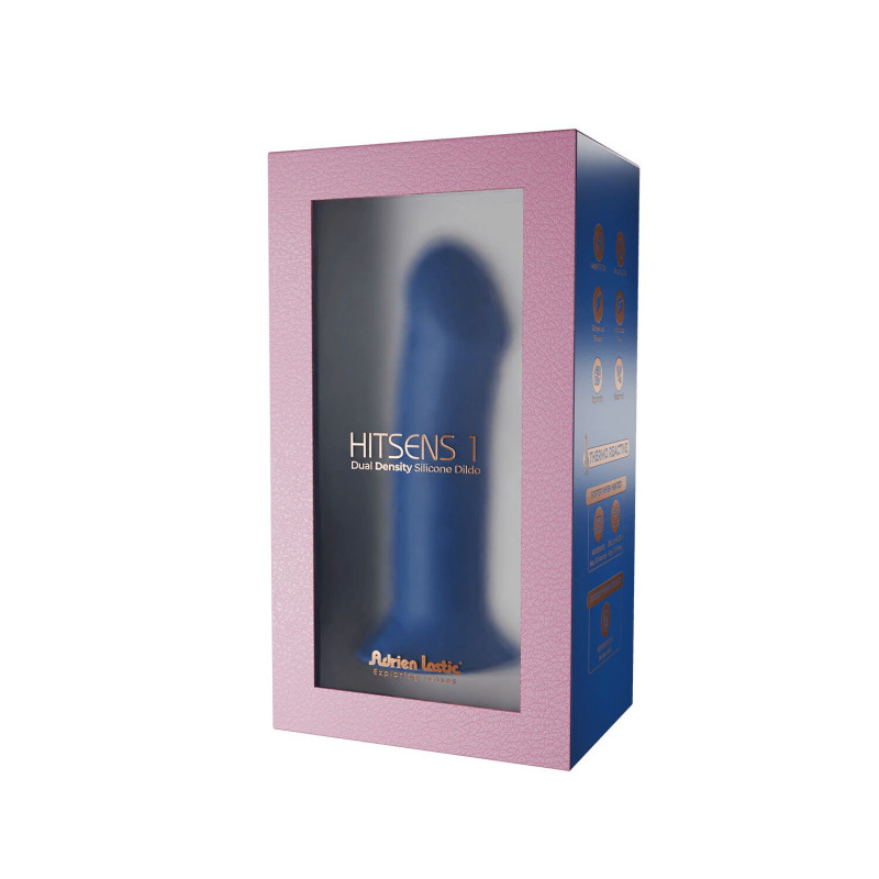 Ділдо Adrien Lastic Hitsens 1 - 7 inch Blue