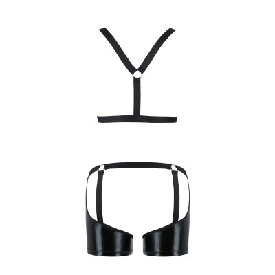 Чоловічий комплект білизни 047 SET ARON black S/M - Passion