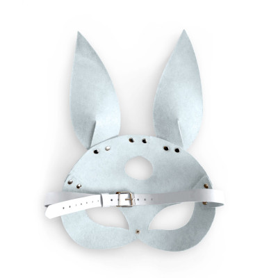 Шкіряна маска зайчика Art of Sex - Bunny mask, біла