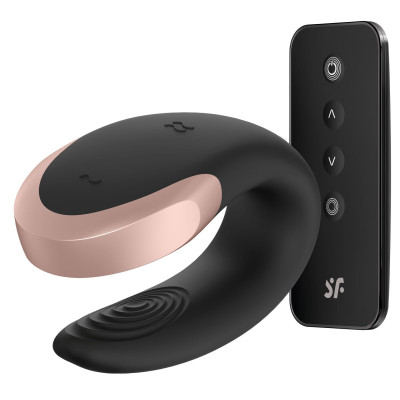 Смарт-вібратор для пар Satisfyer Double Love (Black) (м'ята упаковка)