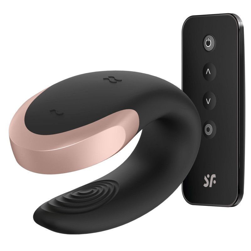 Смарт-вібратор для пар Satisfyer Double Love (Black) (м'ята упаковка)