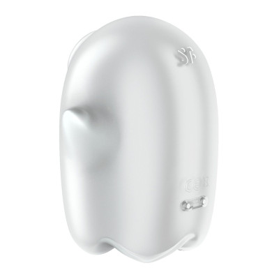Вакуумний стимулятор із вібрацією Satisfyer Glowing Ghost White
