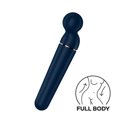 Вібромасажер Satisfyer Planet Wand-er Blue/Rosegold Вібромасажер Satisfyer Planet Wand-er Blue/Rosegold