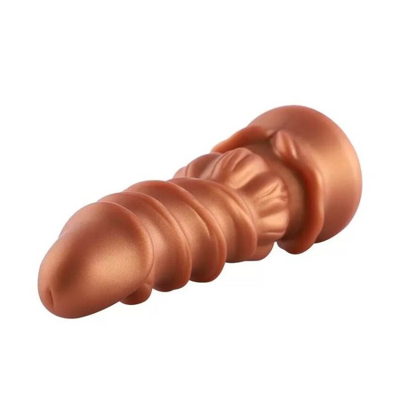 Силіконовий ділдо Hismith Spiral Grain Monster Series