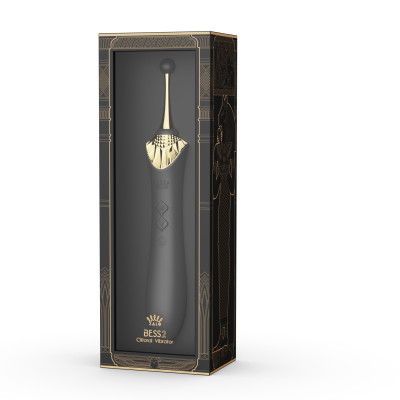 Вагінально-кліторальний вібратор Zalo — Bess 2 Obsidian Black