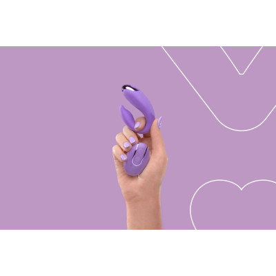 Вібратор для пар FairyGasm PleasureBerry Violet, пульт дистанційного керування, зарядний кейс