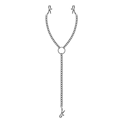 Затискачі для сосків та клітора Bedroom Fantasies Nipple & Clit Clamps, чорні Затискачі для сосків та клітора Bedroom Fantasies Nipple & Clit Clamps, чорні