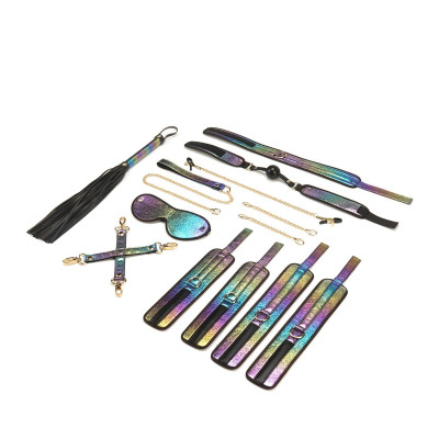Набір для БДСМ Liebe Seele Vivid Rainbow Set (8 шт) (м'ята упаковка)