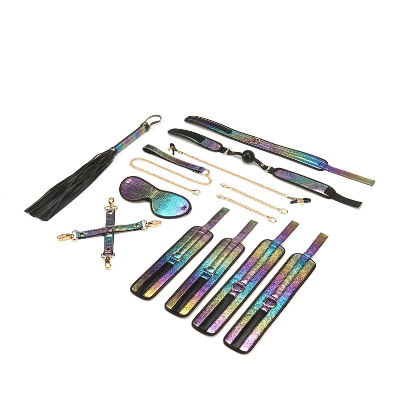 Набір для БДСМ Liebe Seele Vivid Rainbow Set (8 шт) (м'ята упаковка)