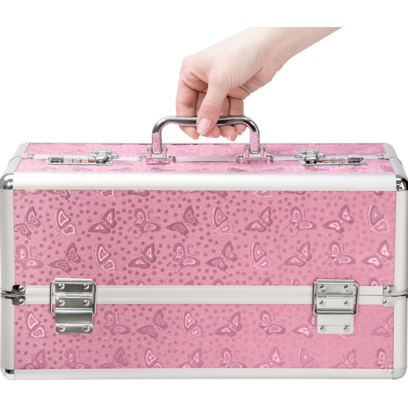 Кейс для зберігання секс-іграшок BMS Factory - Large Lokable Vibrator Case Pink