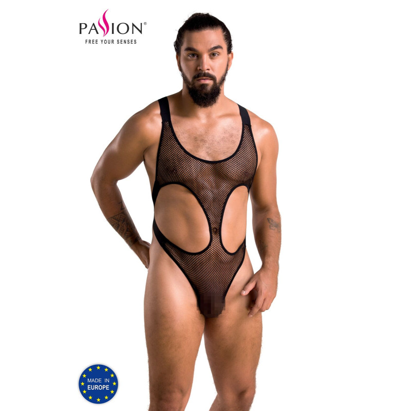 Чоловічий боді 040 BODY LEON black S/M - Passion