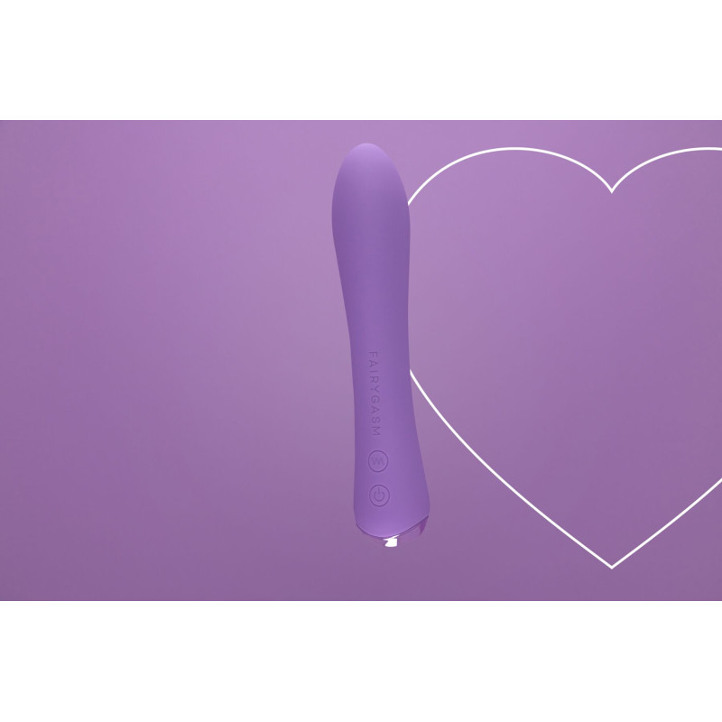 Вібратор із підігрівом FairyGasm WowGenie violet, підігрів до 42 °C
