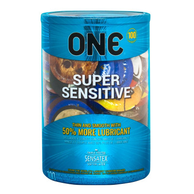 Презервативи ONE Super Sensitive 100 шт