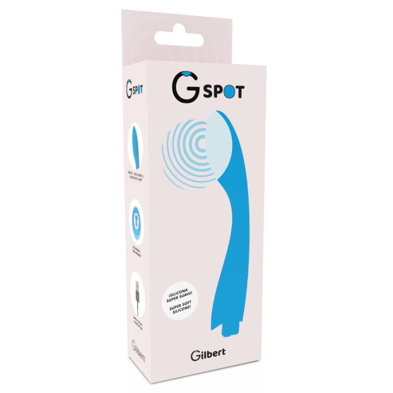 Вібратор для зони G G-SPOT GYLBERT, блакитний