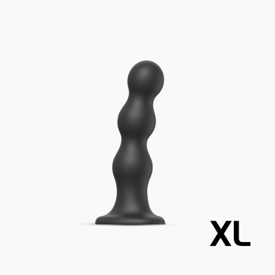 Насадка для страпону Strap-On-Me Dildo Plug Balls Black XL Насадка для страпону Strap-On-Me Dildo Plug Balls Black XL