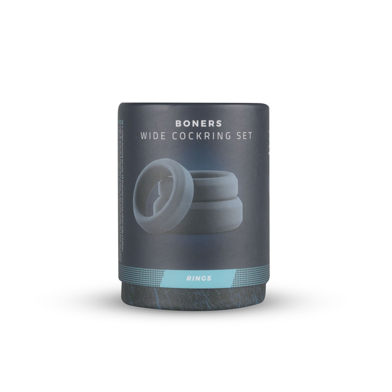 Набір ерекційних кілець Boners 3 Ring kit (плоскі кільця)
