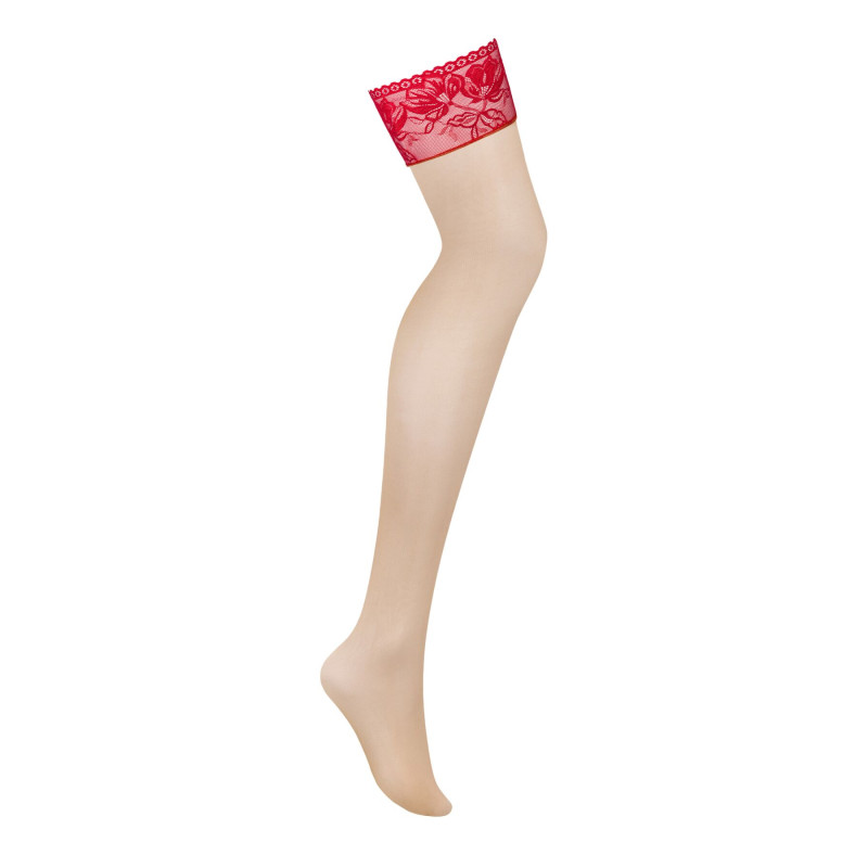 Панчохи Obsessive Lacelove stockings M/L