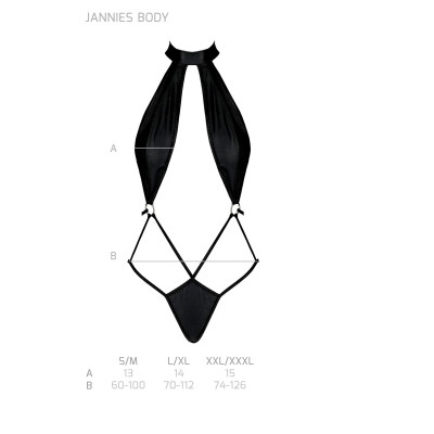 Боді JANNIES BODY Black S/M - Passion