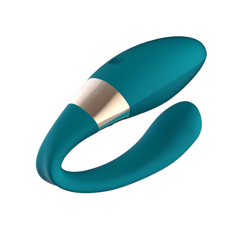 Вібратор для пар LELO Tiani Duo Ocean Blue, 2 мотори, пульт ДУ