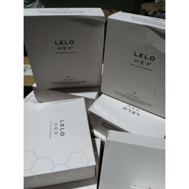 Презервативи LELO HEX Condoms Original 36 Pack (м'ята упаковка)
