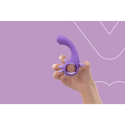 Вібратор для точки G FairyGasm BraveryAward violet