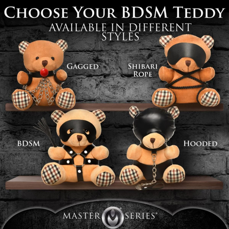 Іграшка плюшевий ведмідь Master Series - ROPE Teddy Bear Plush, 22x16x12см