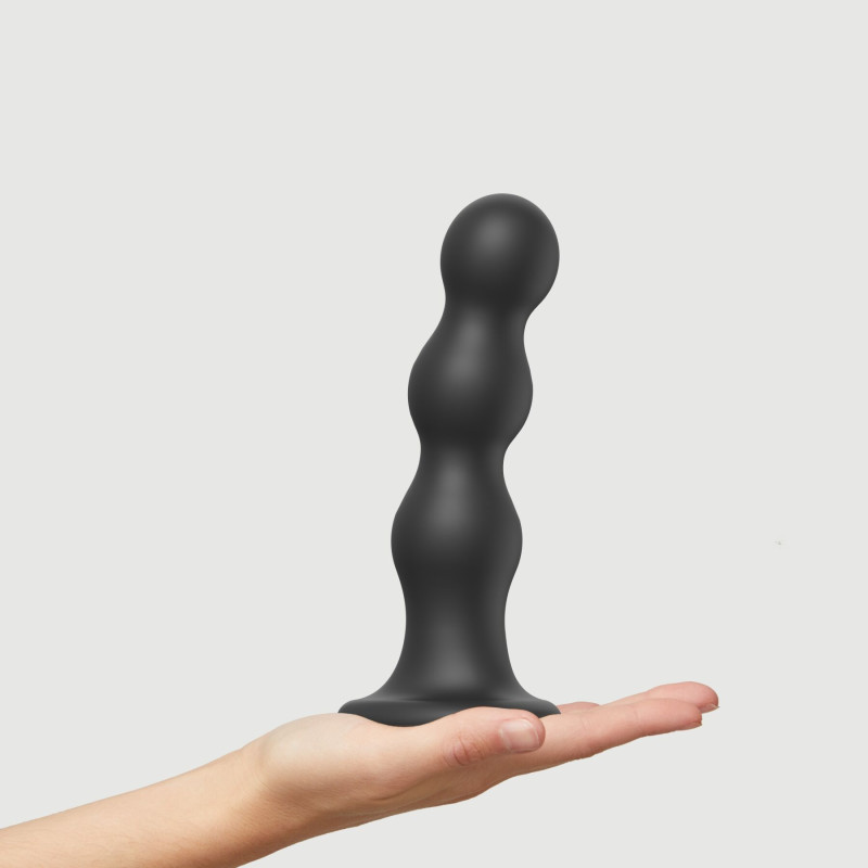 Насадка для страпону Strap-On-Me Dildo Plug Balls Black XL