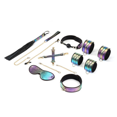 Набір для БДСМ Liebe Seele Vivid Rainbow Set (8 шт) (м'ята упаковка)