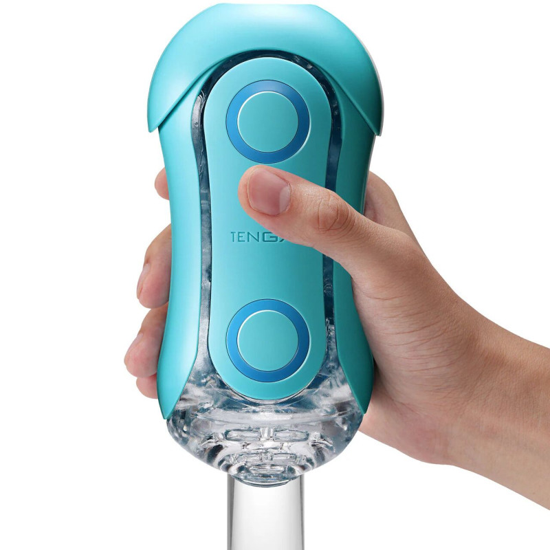Мастурбатор Tenga Flip Orb - Ocean Blue, зі змінним стиском, зі стимулюючими кульками всередині