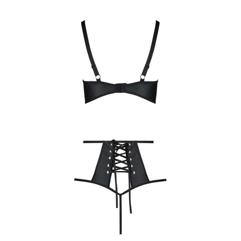 Комплект білизни TASMINA SET Black XXL/3XL - Passion