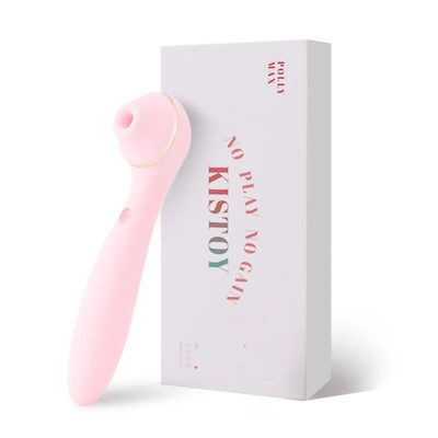 Вакуумний стимулятор KISSTOY Polly Max Pink Вакуумний стимулятор KISSTOY Polly Max Pink