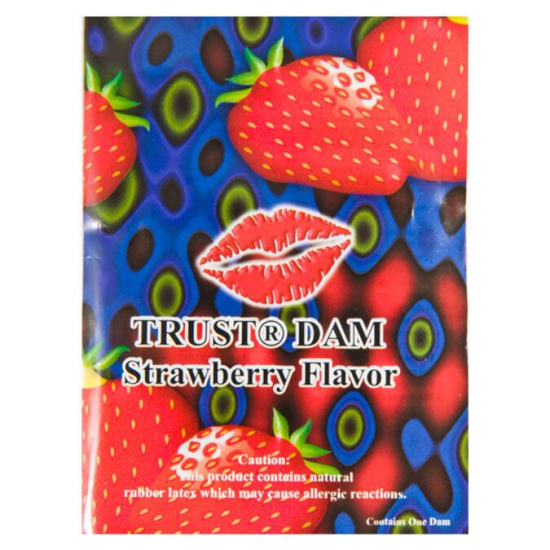 Серветка латексна Latex Dental Dams Strawberry 1 шт