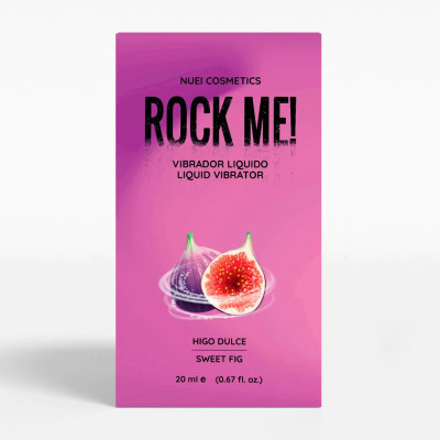 Рідкий вібратор смак: солодкий інжир ROCK ME!, 20 мл Nuei (Іспанія)