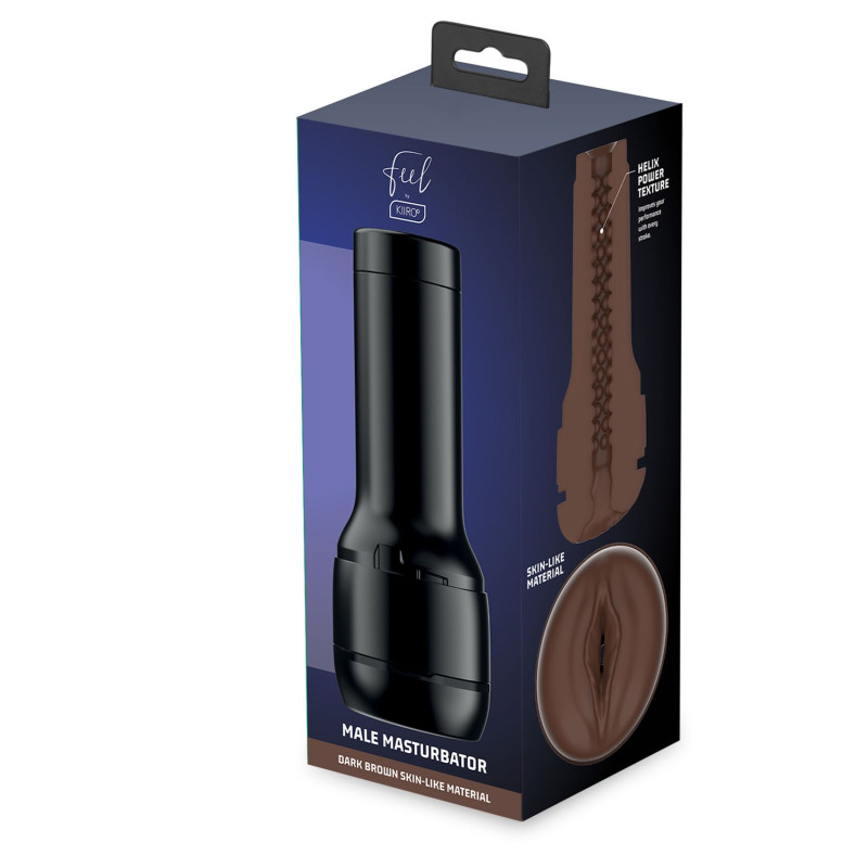 Мастурбатор-вагіна Kiiroo Feel Stroker Dark Brown для секс-машини Kiiroo Keon (м'ята упаковка)