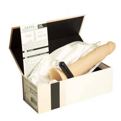 Фалоімітатор Addiction - Naked Silicone Dual Density Bendable Dildo - Vanilla