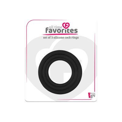 Набір ерекційних кілець Dream Toys ALL TIME FAVORITES COCKRINGS