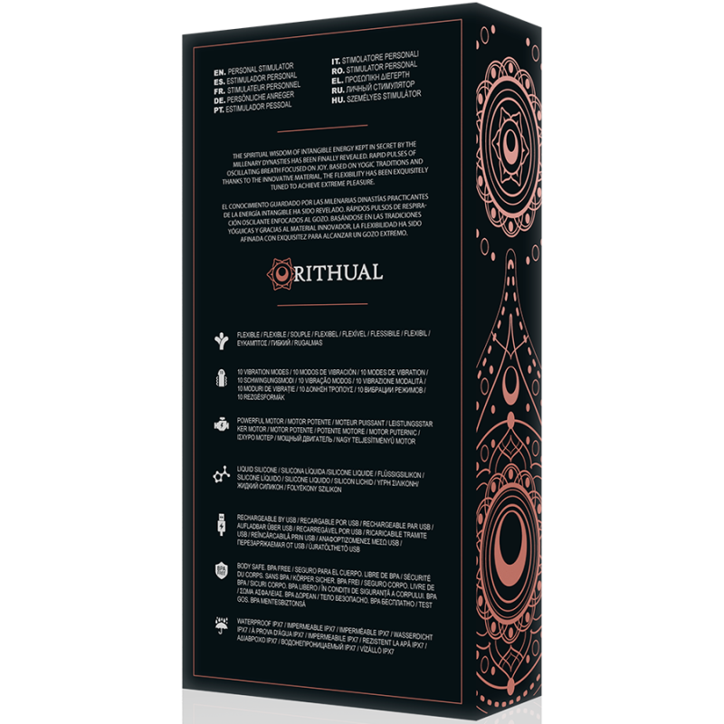 Вібратор для зони G Rithual Kriya, чорний