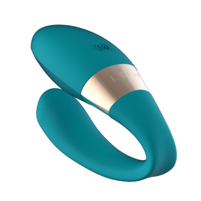 Вібратор для пар LELO Tiani Duo Ocean Blue, 2 мотори, пульт ДУ