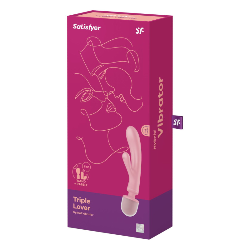 Вібратор Satisfyer Triple Lover Pink
