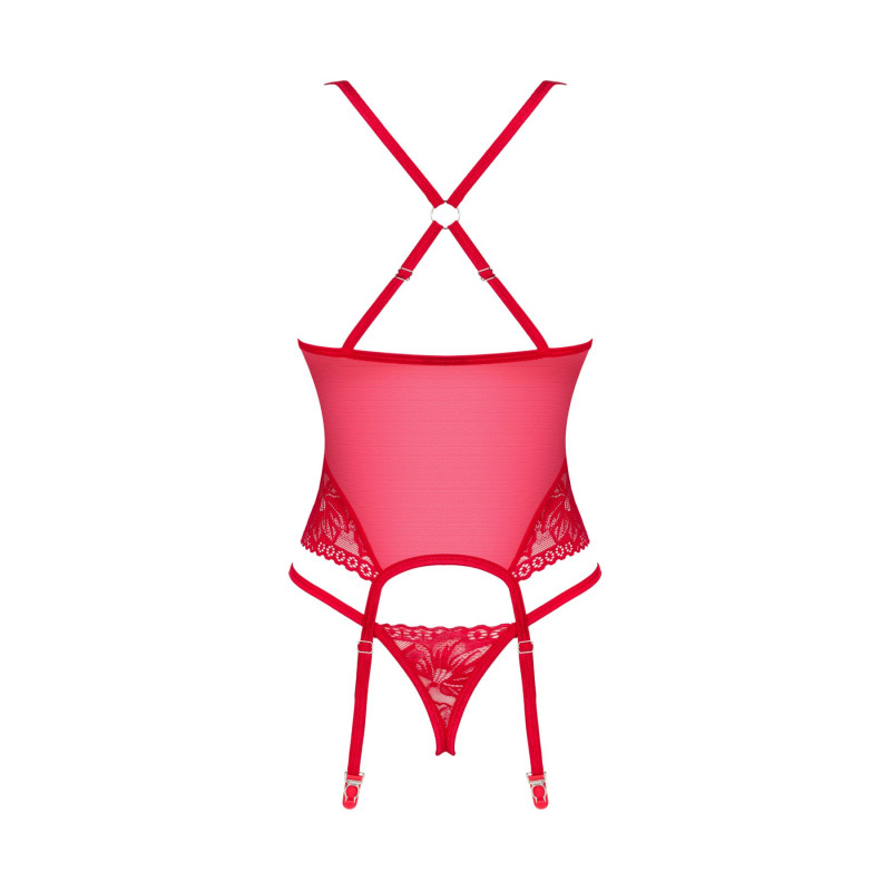 Корсет Obsessive Lacelove corset XS/S