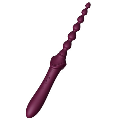 Вагінально-кліторальний вібратор Zalo — Bess 2 Velvet Purple