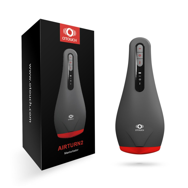 Мастурбатор з підігрівом Otouch AIRTURN 2, з відсмоктуванням