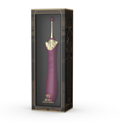 Вагінально-кліторальний вібратор Zalo — Bess 2 Velvet Purple
