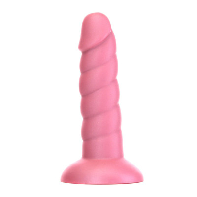Фалоімітатор Fantasy by Addiction Unicorn Dildo 5.5” Pink, віброкуля у подарунок