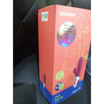 Смарт вібратор кролик з підігрівом Satisfyer Hot Bunny (м'ята упаковка!)