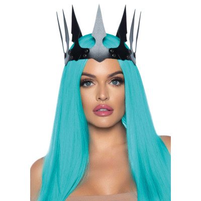 Корона злої королеви Leg Avenue Faux leather spiked crown