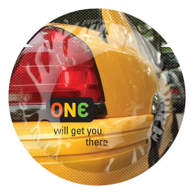 Презерватив ONE Color Sensations - ONE will get you there (Yellow) 1 шт Презерватив ONE Color Sensations - ONE will get you there (Yellow) 1 шт