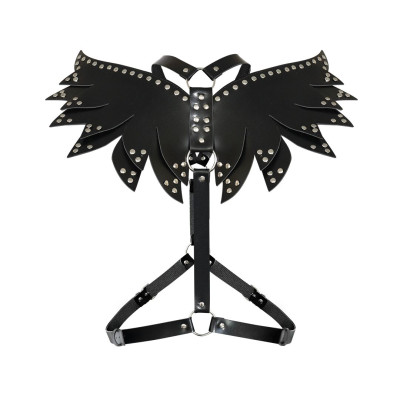 Жіноча портупея Art of Sex - Wings чорна XS-M, екошкіра
